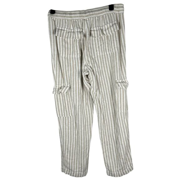 Sanctuary X Anthropologie Striped Linen Cropped Pants Size XS - Picture 3 of 4